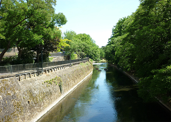 Flussabschnitt der Gewässerstrukturgüte 7 – Herford Werre Jahnstraße